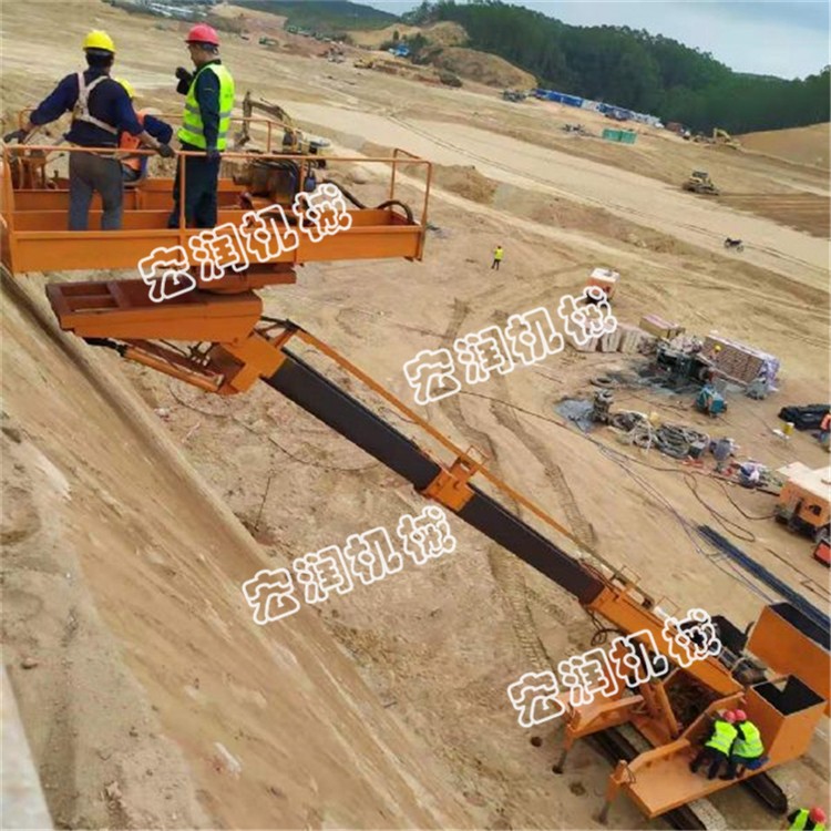 建筑工程專(zhuān)用護坡錨固鉆機，高邊坡鉆機