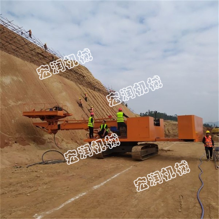 山體護坡鉆孔機，全液壓錨固鉆機現貨出售