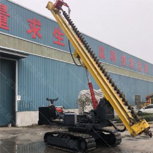 直銷(xiāo)光伏履帶鉆孔機，螺旋光伏鉆孔機