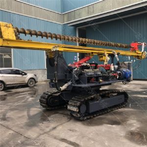 履帶光伏鉆孔機，光伏螺旋鉆孔機報價(jià)